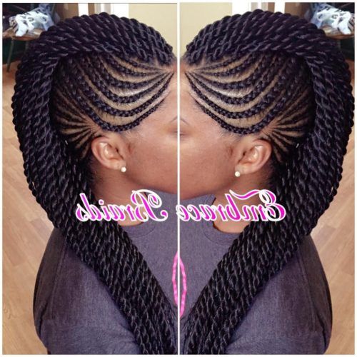 Fully Braided Mohawk Hairstyles (Photo 1 of 20)