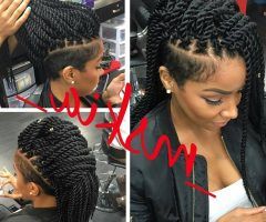 20 Best Collection of Side Braided Curly Mohawk Hairstyles