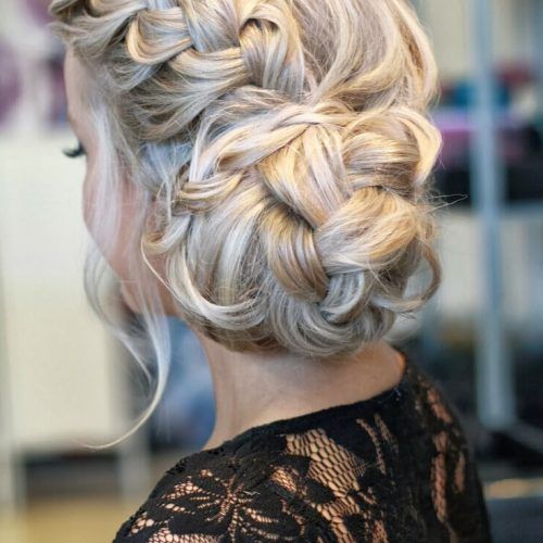 Side Bun Twined Prom Hairstyles With A Braid (Photo 5 of 20)