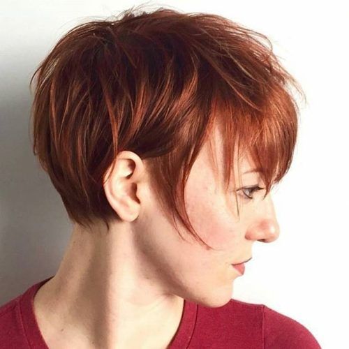 Reddish Brown Layered Pixie Bob Haircuts (Photo 8 of 15)