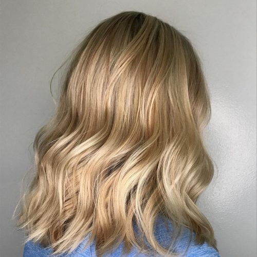 Multi-Tonal Mid Length Blonde Hairstyles (Photo 16 of 20)
