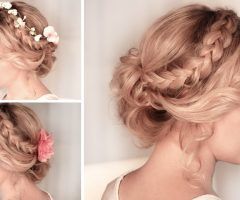 15 Best Ideas Braided Updo Hairstyle with Curls for Short Hair