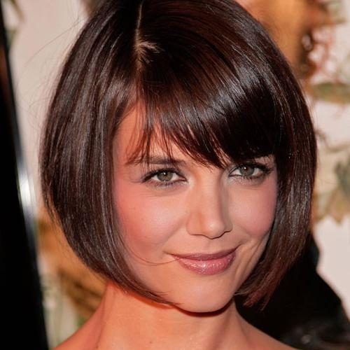 Short Haircuts With Bangs For Round Face (Photo 8 of 20)