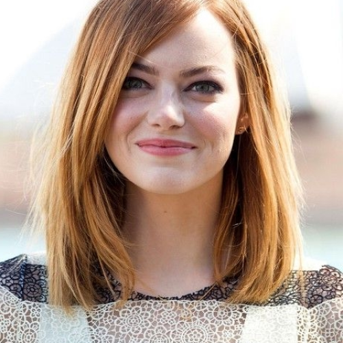 Short Medium Hairstyles For Round Faces (Photo 3 of 15)