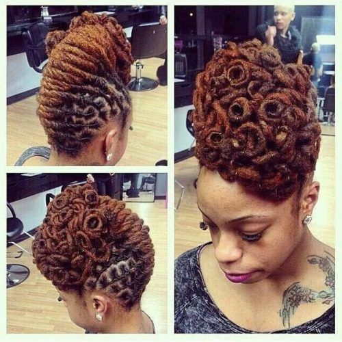 Loc Updo Hairstyles (Photo 6 of 15)