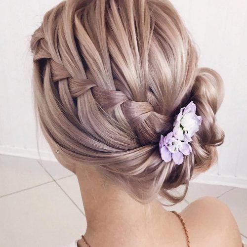 Braided Lavender Bridal Hairstyles (Photo 7 of 20)