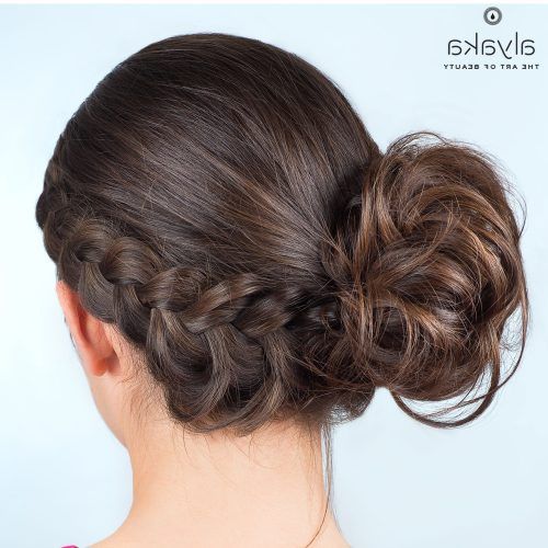 Messy Twisted Chignon Prom Hairstyles (Photo 17 of 20)