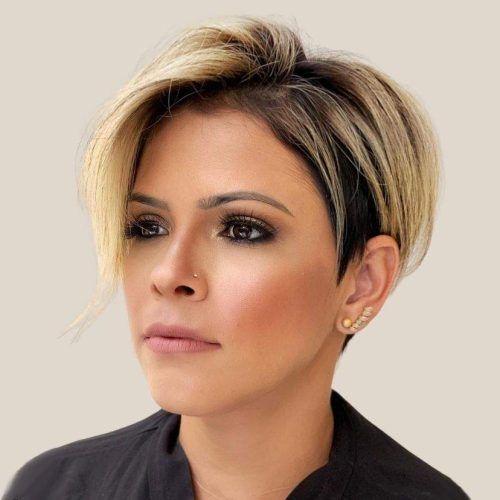 Deep Asymmetrical Short Hairstyles For Thick Hair (Photo 1 of 20)