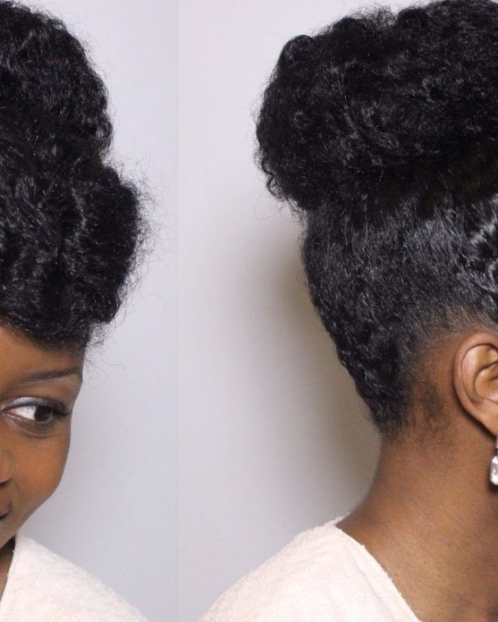 15 Collection of Natural Hair Updo Hairstyles for Weddings
