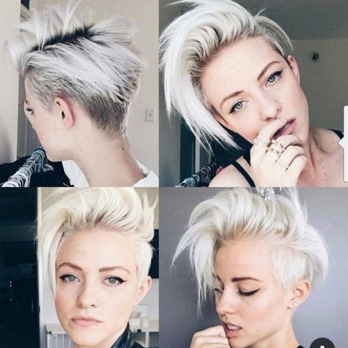 Short Hairstyles With Both Sides Shaved (Photo 16 of 20)