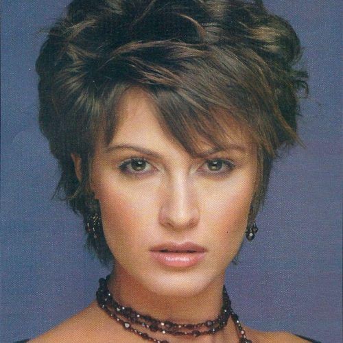Short Haircuts For Women Over 40 With Curly Hair (Photo 12 of 15)