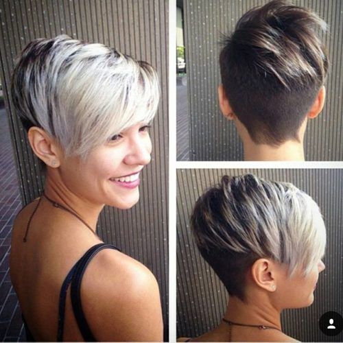 Edgy Lavender Short Hairstyles With Aqua Tones (Photo 18 of 20)