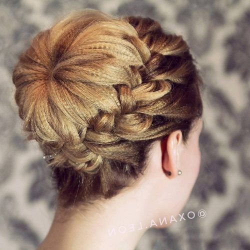 Classic Prom Updos With Thick Accent Braid (Photo 17 of 20)