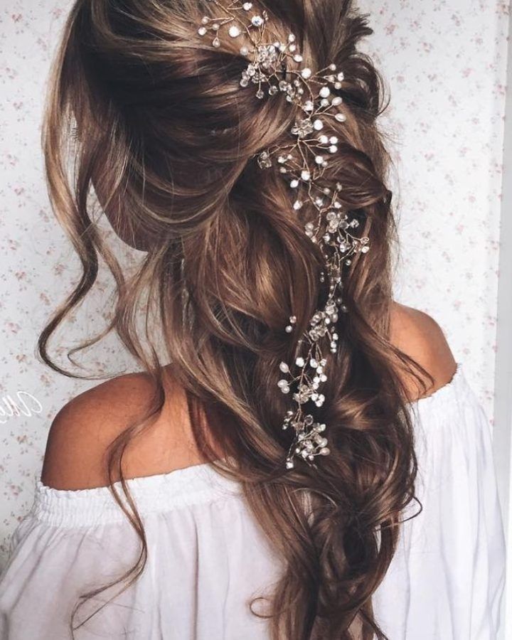 15 Collection of Pulled Back Wedding Hairstyles