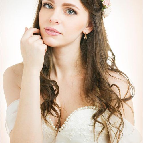 Tender Shapely Curls Hairstyles For A Romantic Wedding Look (Photo 2 of 20)