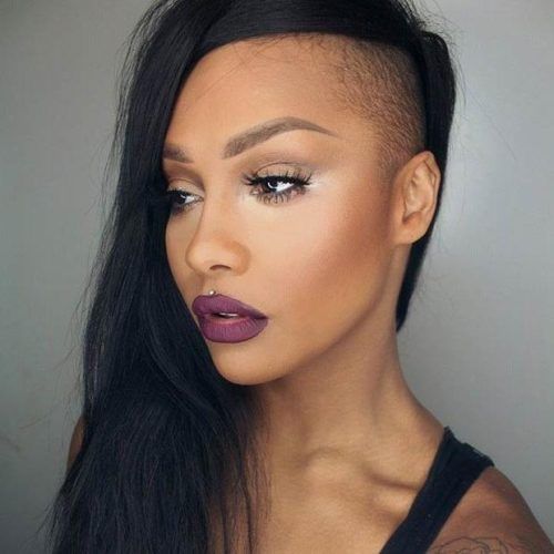 Long Hairstyles With Shaved Sides (Photo 8 of 15)
