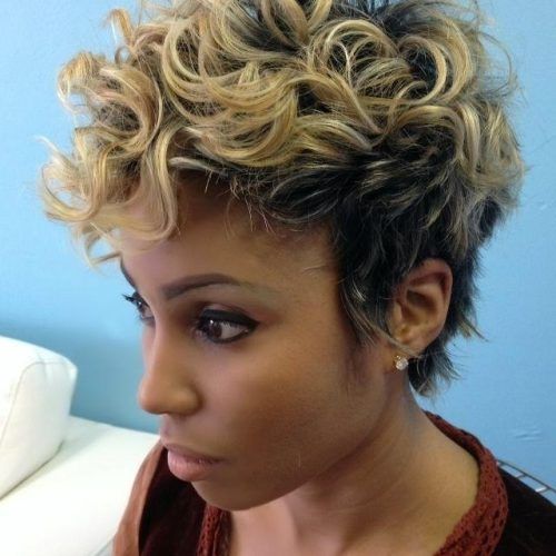 Curly Short Pixie Haircuts (Photo 9 of 20)