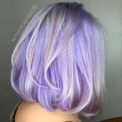 Silver Bob Hairstyles With Hint Of Purple (Photo 5 of 20)