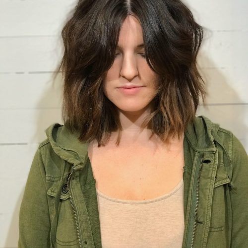 Middle Parting Long Hairstyles With Choppy Layers (Photo 7 of 20)