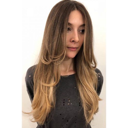 Middle Parting Long Hairstyles With Choppy Layers (Photo 11 of 20)