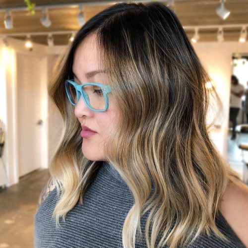 Medium Hairstyles With Glasses (Photo 3 of 20)