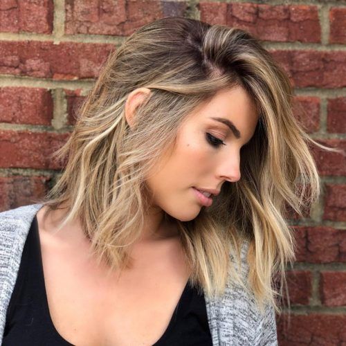 Edgy Medium Haircuts For Round Faces (Photo 7 of 20)