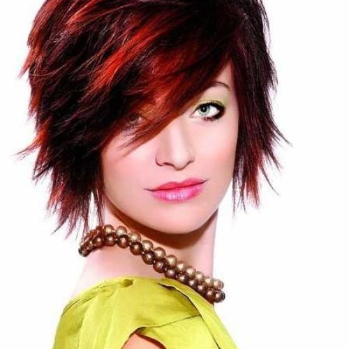 Red And Black Short Hairstyles (Photo 1 of 20)