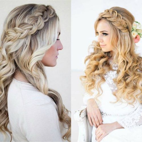 Wedding Hairstyles Down With Braids (Photo 3 of 15)