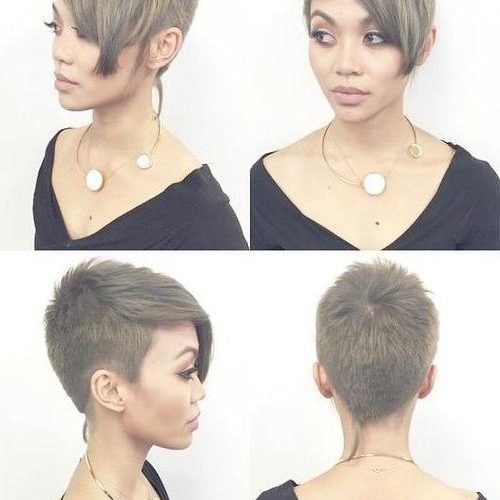 Short Pixie Haircuts With Long Bangs (Photo 19 of 20)