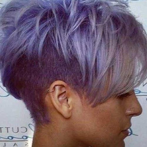 Purple And Black Short Hairstyles (Photo 2 of 20)