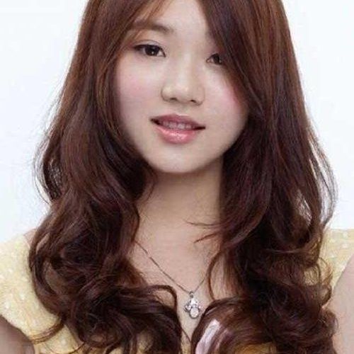 Korean Hairstyle With Round Face (Photo 1 of 15)
