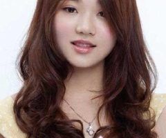 20 Inspirations Korean Hairstyles for Round Faces