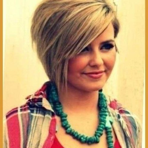 Short Hairstyles For Heavy Round Faces (Photo 1 of 20)