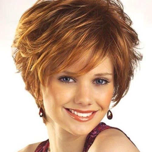Short Hairstyles For Heavy Round Faces (Photo 12 of 20)