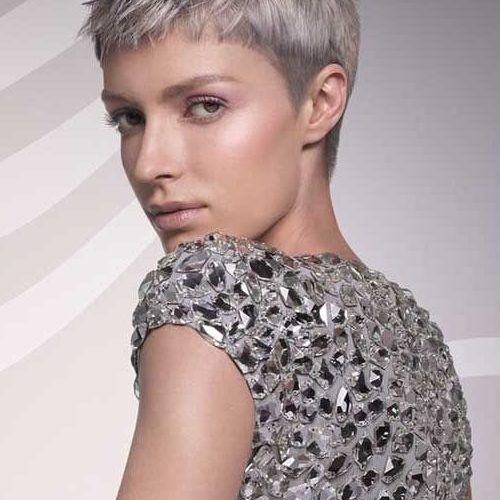 Short Hairstyles For Grey Haired Woman (Photo 13 of 20)