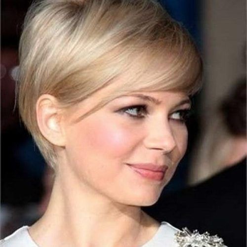 Short Hairstyles For Thin Hair And Round Faces (Photo 13 of 20)