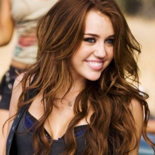 Miley Cyrus Long Hairstyles (Photo 6 of 15)