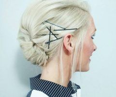 2024 Latest Brush Up Hairstyles with Bobby Pins