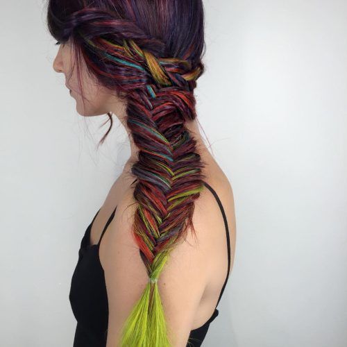 Multicolored Bob Braid Hairstyles (Photo 20 of 20)