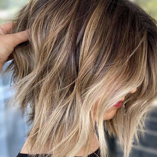 Short Hair Hairstyles With Blueberry Balayage (Photo 18 of 20)