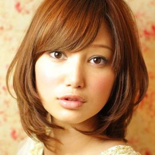Korean Haircuts For Round Face (Photo 7 of 20)