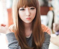 20 Best Collection of Cute Asian Haircuts with Bangs