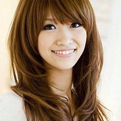 Asian Hairstyles With Side Bangs (Photo 3 of 20)