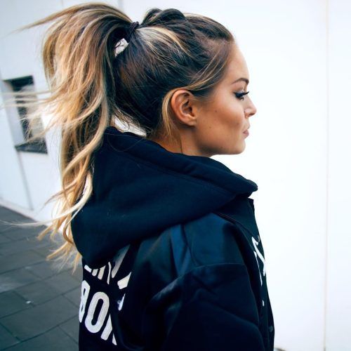 High Pony Hairstyles With Contrasting Bangs (Photo 8 of 20)