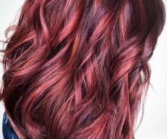 20 Best Ideas Natural Brown Hairstyles with Barely-there Red Highlights