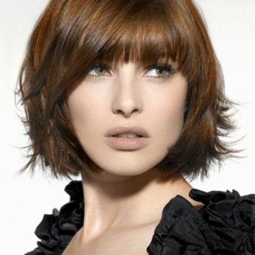 Short Haircuts With Bangs And Layers (Photo 11 of 20)