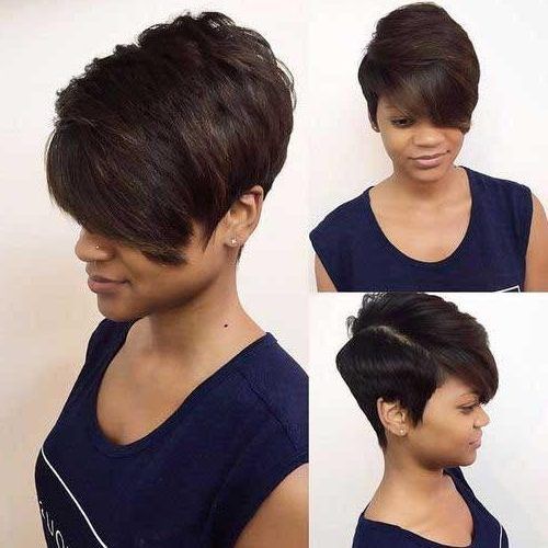 Layered Short Haircuts For Black Women (Photo 4 of 20)