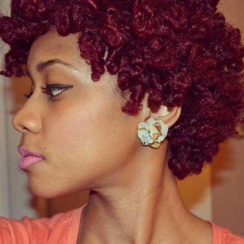 Short Hairstyles With Color For Black Women (Photo 8 of 20)