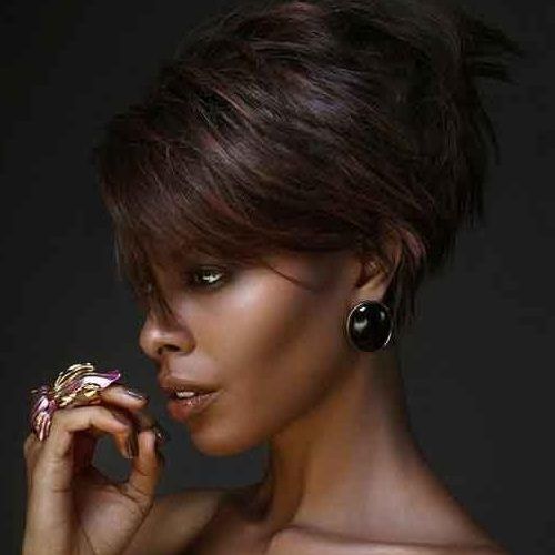 Edgy Short Haircuts For Black Women (Photo 2 of 20)