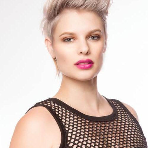 Super Short Hairstyles For Round Faces (Photo 1 of 15)